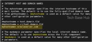 respective location. for the hostname use 1