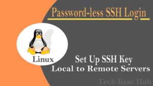 Set Up SSH Passwordless Connection