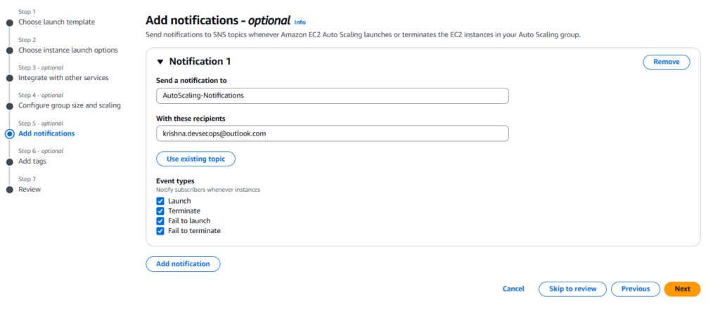 Real-Time Auto Scaling and Notifications for EC2 in AWS: A Complete ...