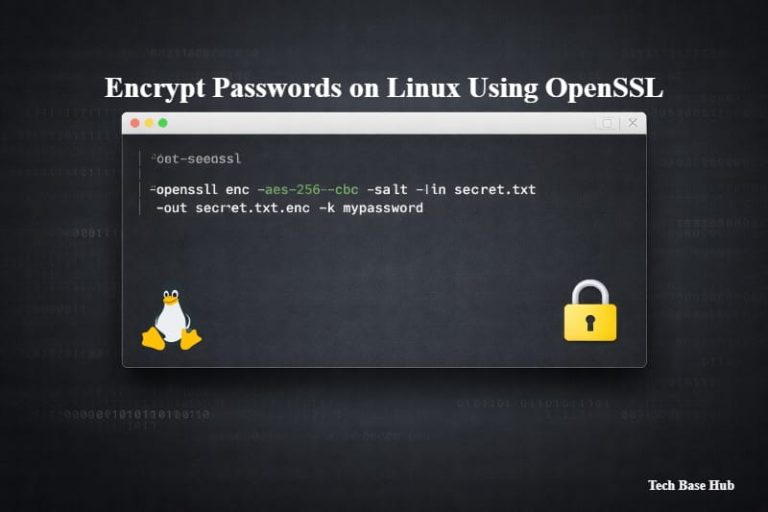 Encrypt Passwords on Linux Using OpenSSL in 2026: The Ultimate Secure ...